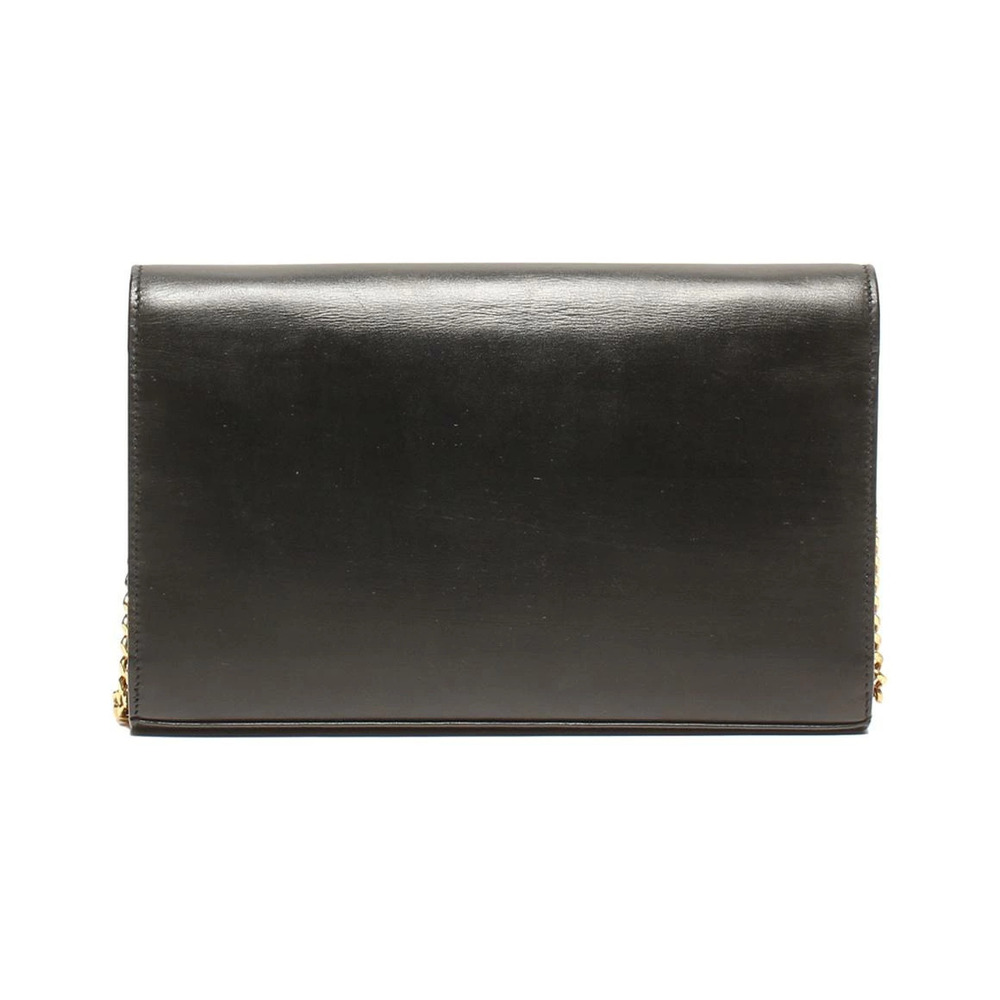 Saint Laurent Yves Chain Shoulder Wallet Bag Clutch